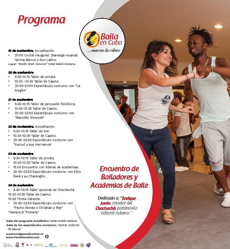 programa baila en Cuba