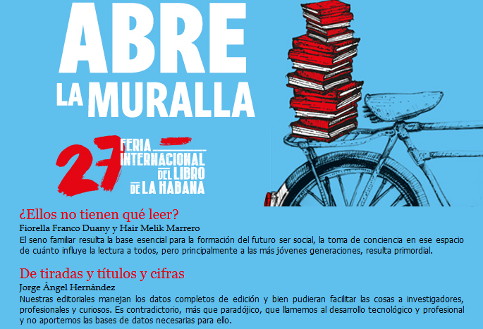 Abre la muralla: 27 Feria Internacional del Libro de La Habana