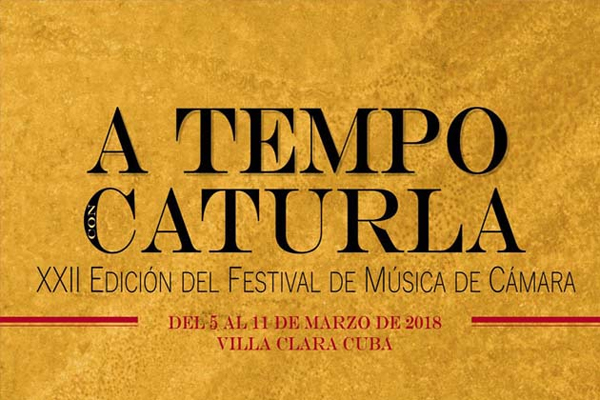 Comienza hoy Festival de música A Tempo con Caturla