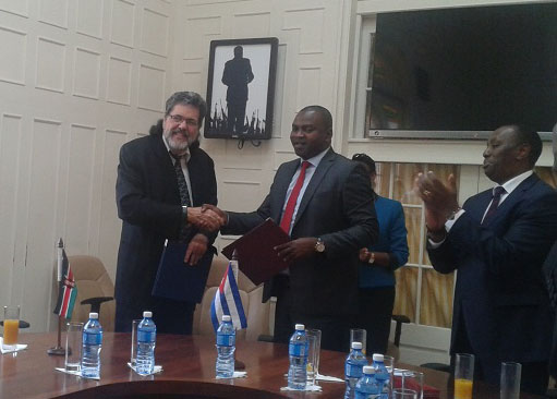 Cuba y Kenya firman acuerdo de intercambio cultural