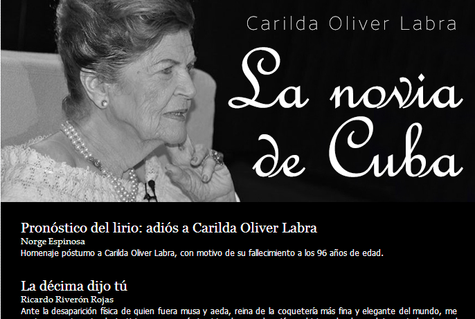 Carilda Oliver: La Novia de Cuba