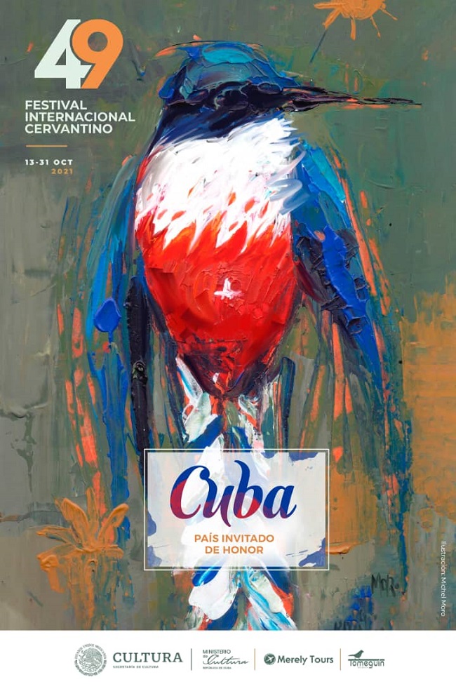 Cartel de Cuba en 49 Festival Cervantino