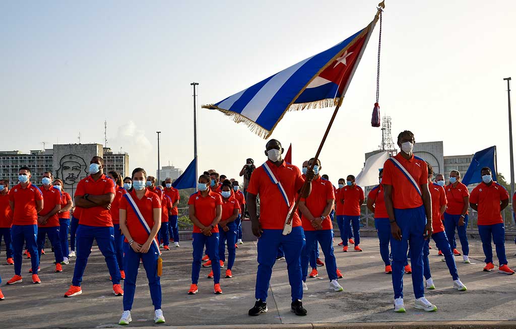 abanderamiento delegacion cubana inder diaz canel tokio 2020 11