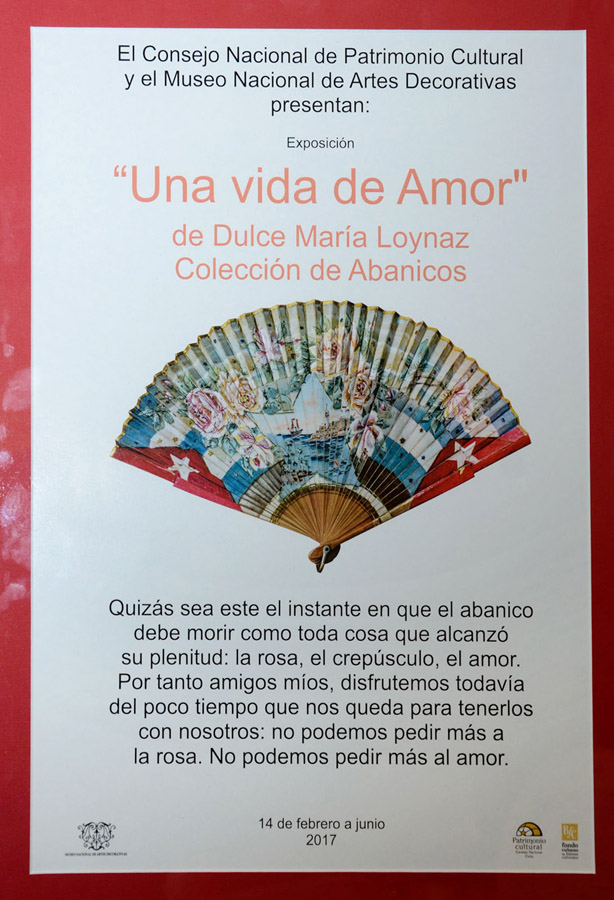 Inaugurada la exposición “Una vida de amor. Colección de Abanicos de Dulce María Loynaz”.