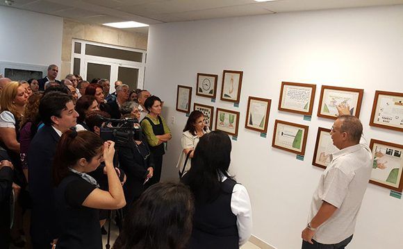 Inaugurada exposición de acuarelas de Antonio Guerrero en sede de ETECSA