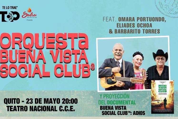 Gran concierto de orquesta Buena Vista Social Club en Ecuador
