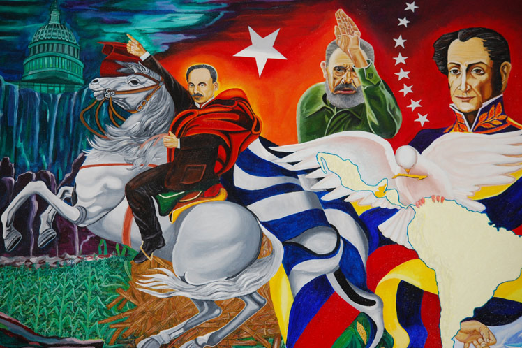 Arte y lienzo se fusionan en Guatemala para homenajear a José Martí