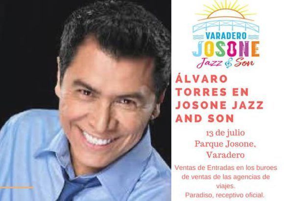 Álvaro Torres ofrecerá un concierto el 13 de julio en Varadero