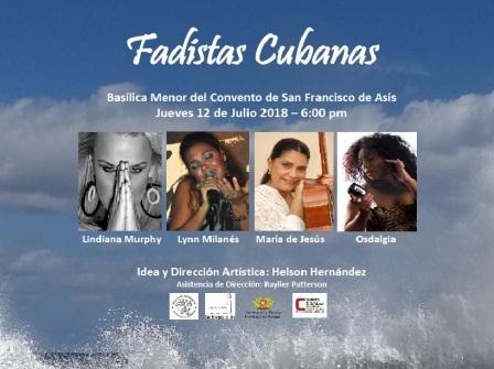 Concierto único de fadistas cubanas