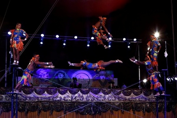 Gran espectáculo del Festival Circuba en Ciego de Ávila