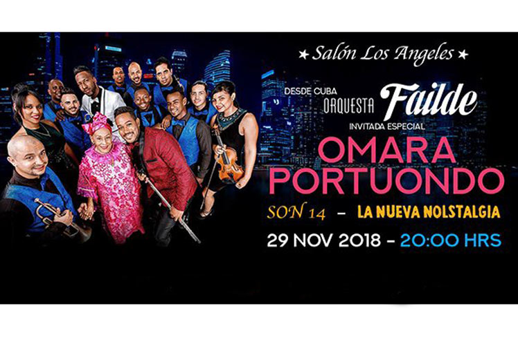 Omara Portuondo y orquesta Failde en concierto en México